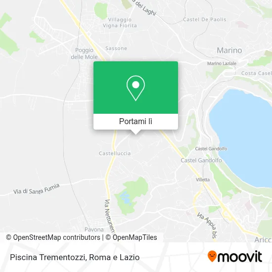 Mappa Piscina Trementozzi
