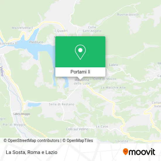 Mappa La Sosta