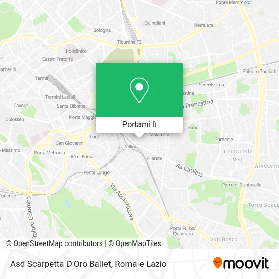 Mappa Asd Scarpetta D'Oro Ballet