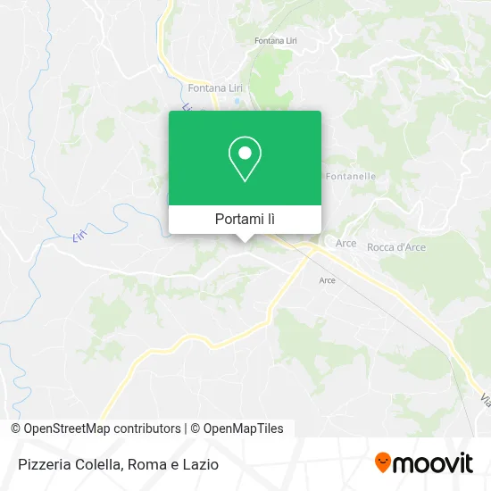 Mappa Pizzeria Colella