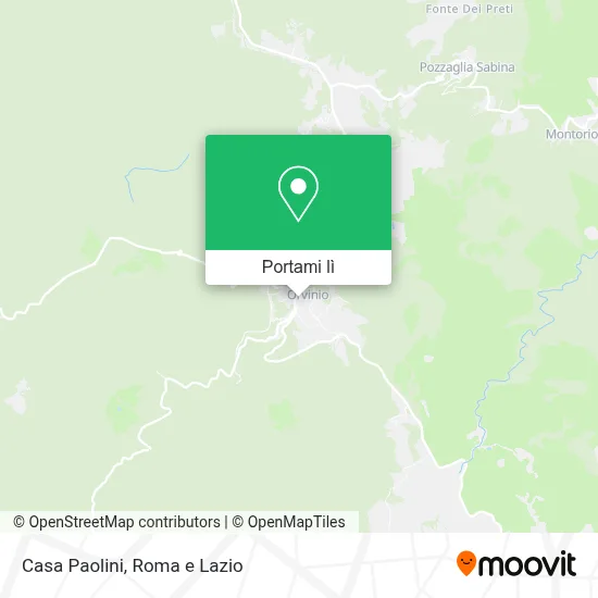 Mappa Casa Paolini