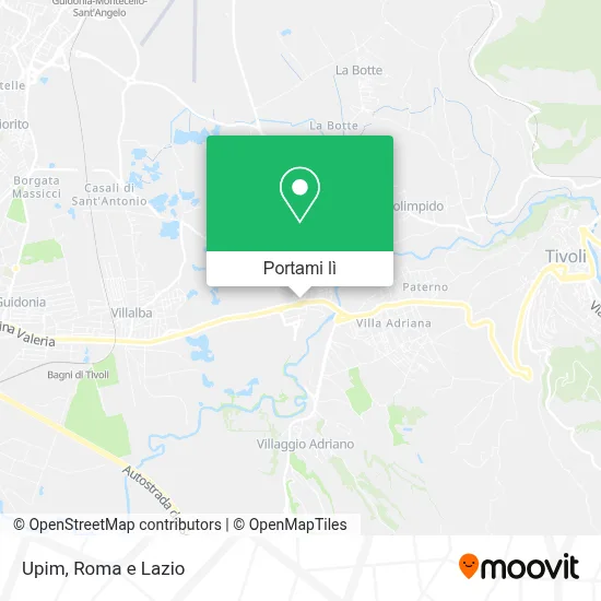 Mappa Upim