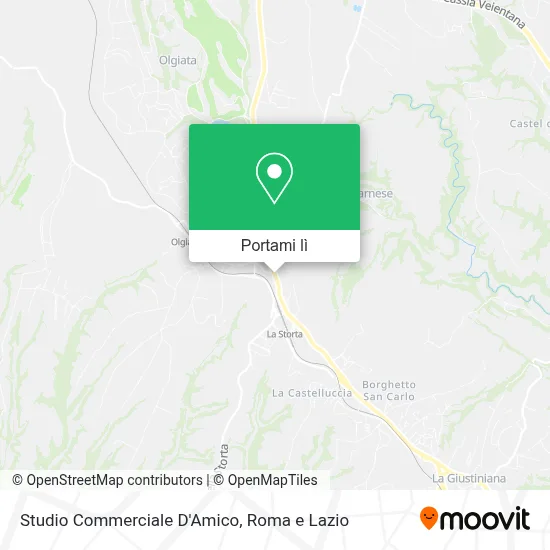 Mappa Studio Commerciale D'Amico