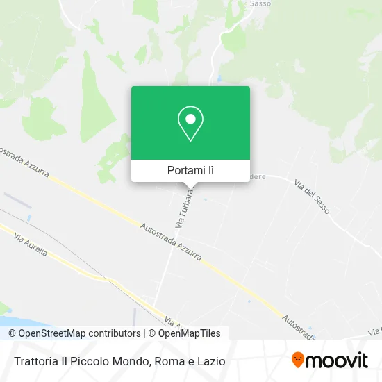 Mappa Trattoria Il Piccolo Mondo