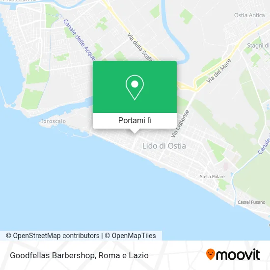 Mappa Goodfellas Barbershop