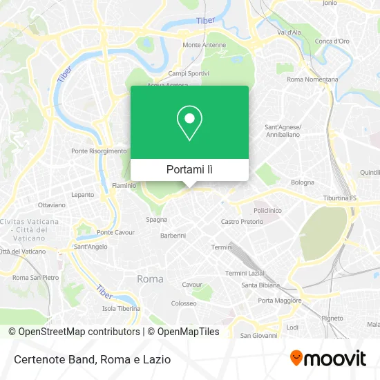 Mappa Certenote Band