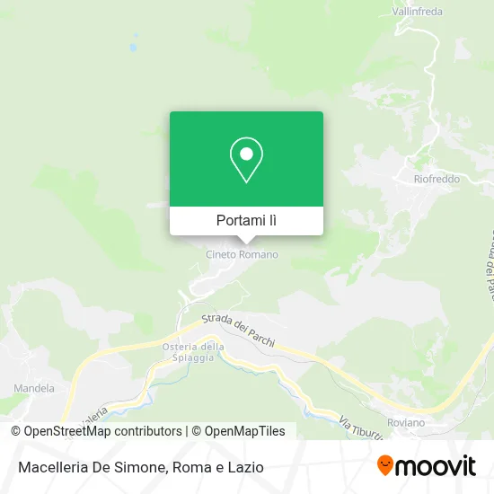 Mappa Macelleria De Simone