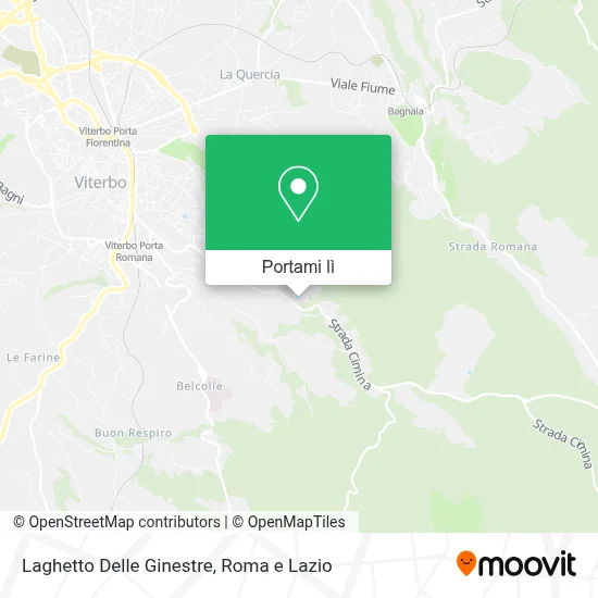 Mappa Laghetto Delle Ginestre