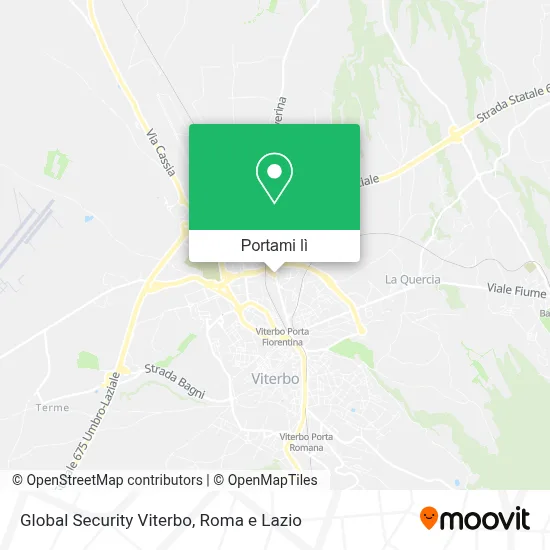 Mappa Global Security Viterbo