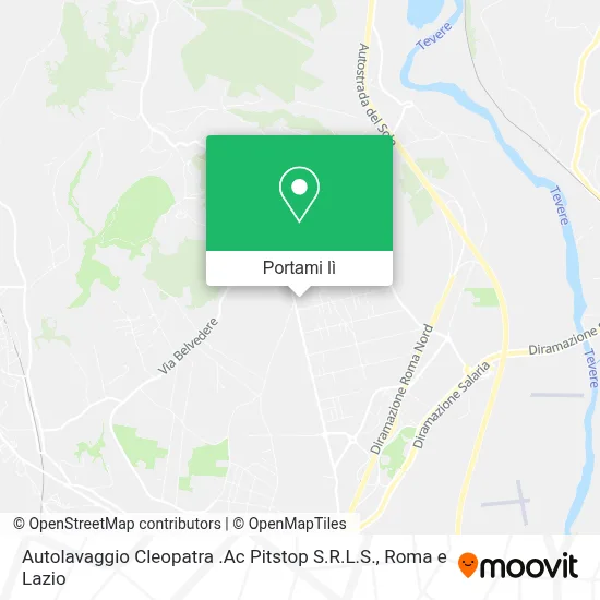 Mappa Autolavaggio Cleopatra .Ac Pitstop S.R.L.S.