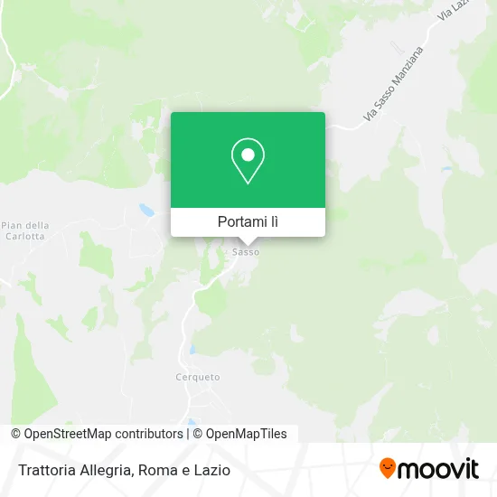Mappa Trattoria Allegria