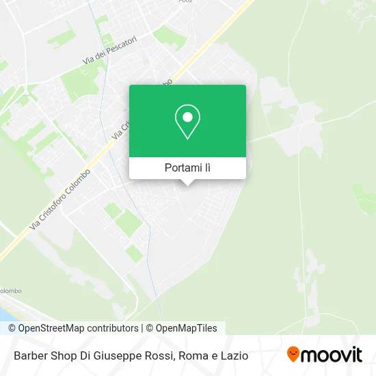Mappa Barber Shop Di Giuseppe Rossi