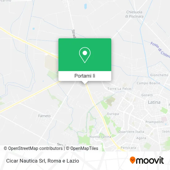 Mappa Cicar Nautica Srl