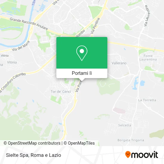 Mappa Sielte Spa