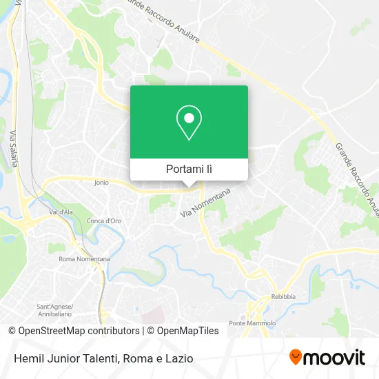 Mappa Hemil Junior Talenti