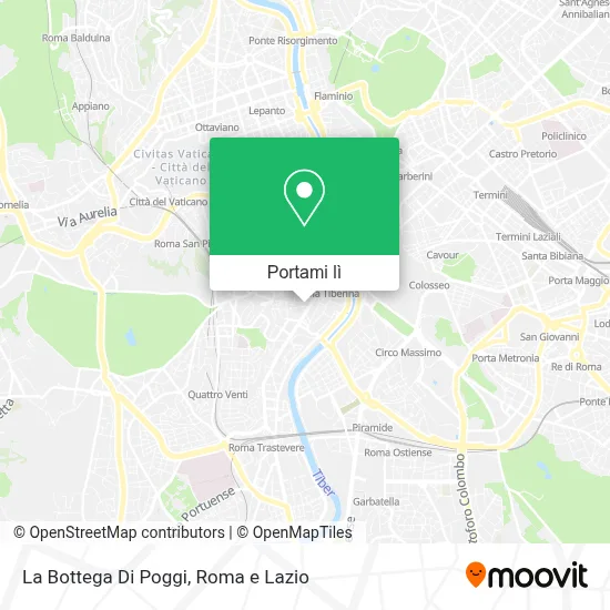 Mappa La Bottega Di Poggi