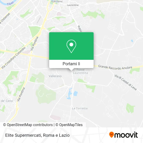 Mappa Elite Supermercati