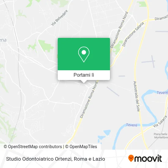 Mappa Studio Odontoiatrico Ortenzi