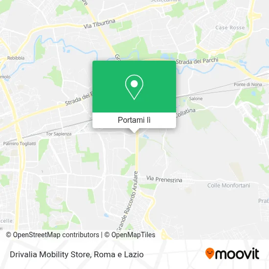 Mappa Drivalia Mobility Store