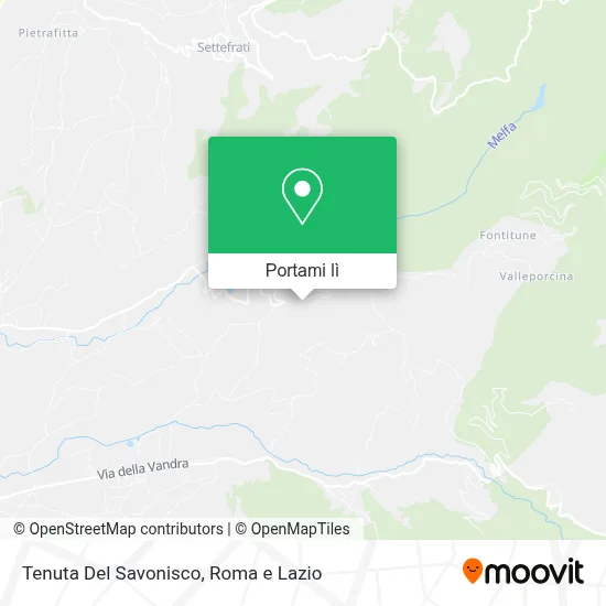 Mappa Tenuta Del Savonisco