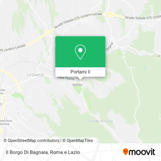 Mappa Il Borgo Di Bagnaia