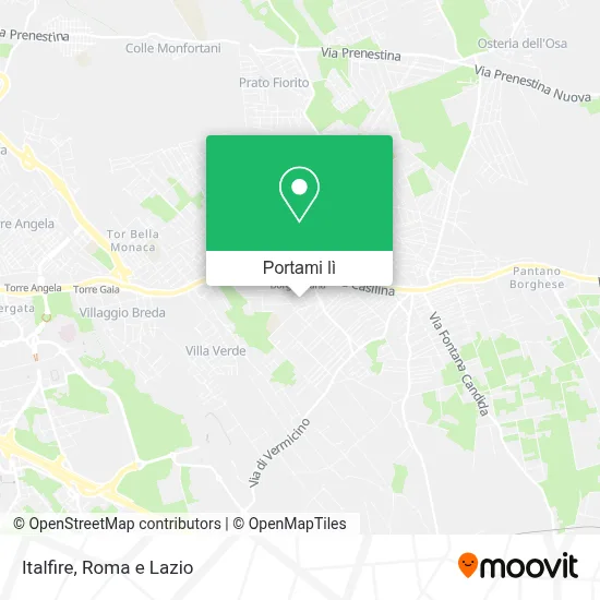 Mappa Italfire