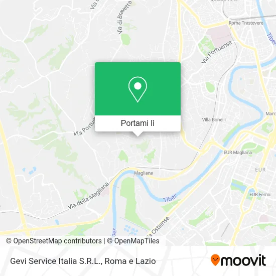 Mappa Gevi Service Italia S.R.L.