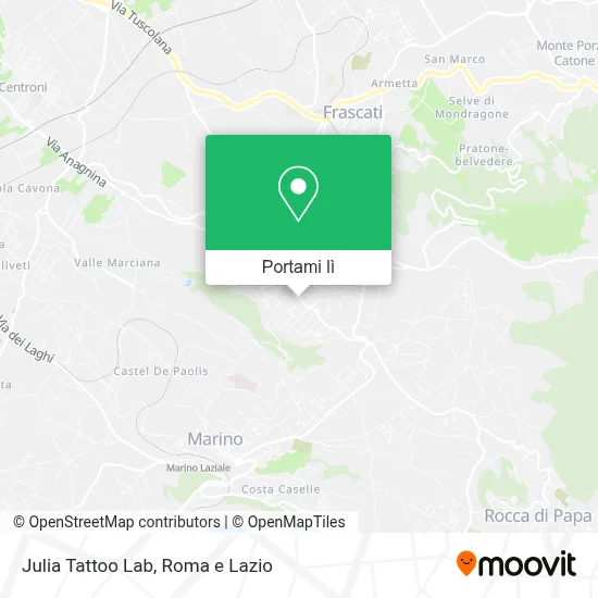 Mappa Julia Tattoo Lab