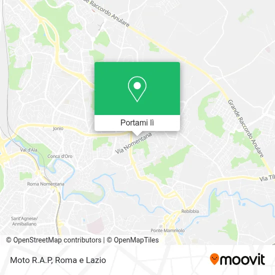 Mappa Moto R.A.P
