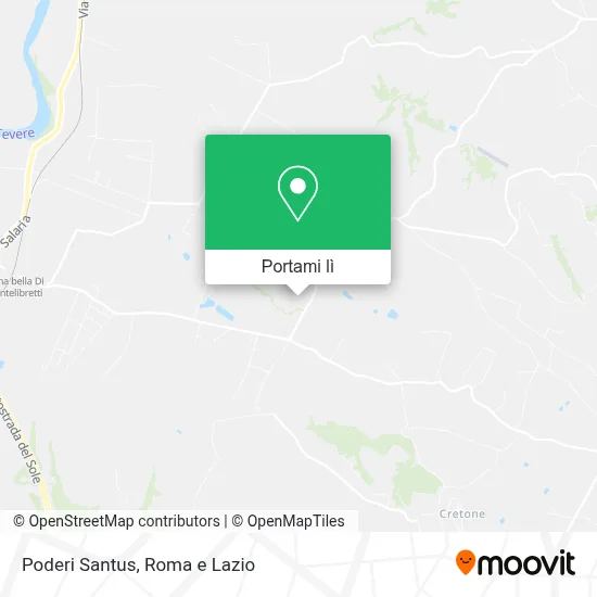 Mappa Poderi Santus