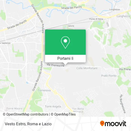 Mappa Vesto Estro