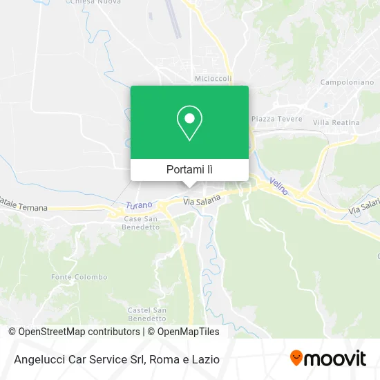 Mappa Angelucci Car Service Srl