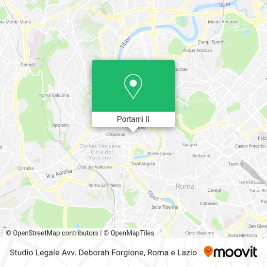 Mappa Studio Legale Avv. Deborah Forgione