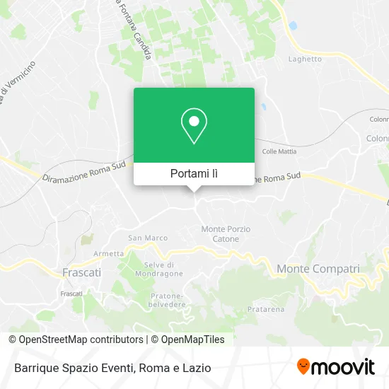 Mappa Barrique Spazio Eventi