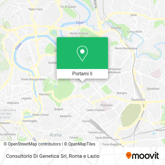 Mappa Consultorio Di Genetica Srl