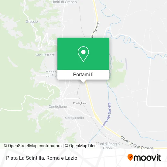 Mappa Pista La Scintilla