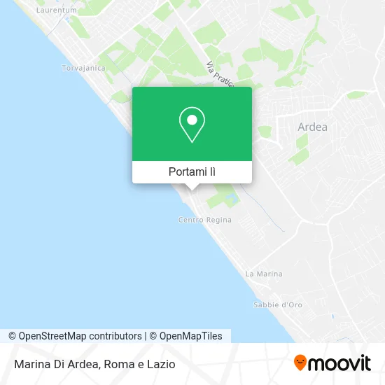 Mappa Marina Di Ardea