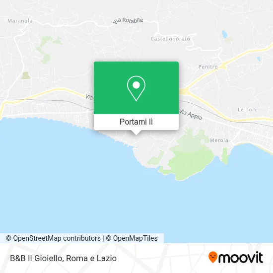 Mappa B&B Il Gioiello