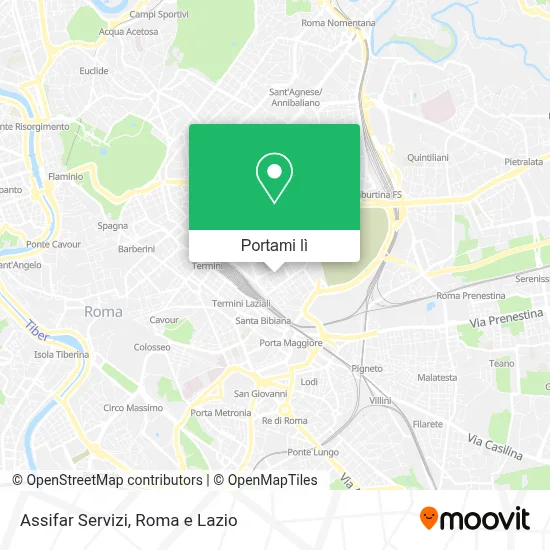Mappa Assifar Servizi