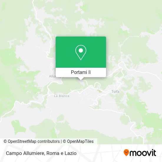 Mappa Campo Allumiere