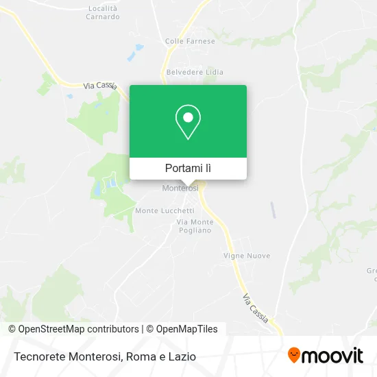 Mappa Tecnorete Monterosi