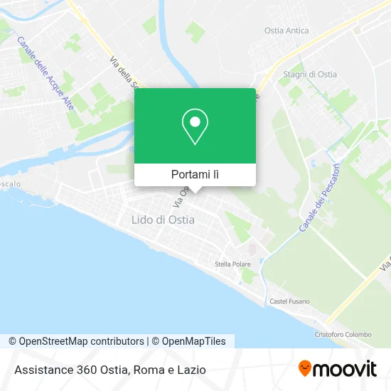 Mappa Assistance 360 Ostia
