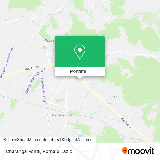 Mappa Charanga Fondi