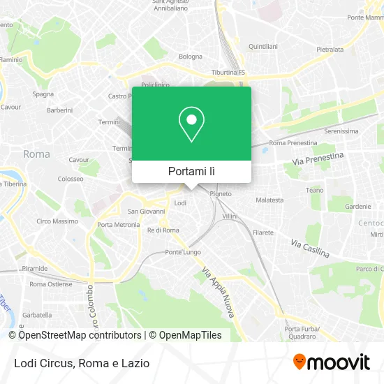 Mappa Lodi Circus