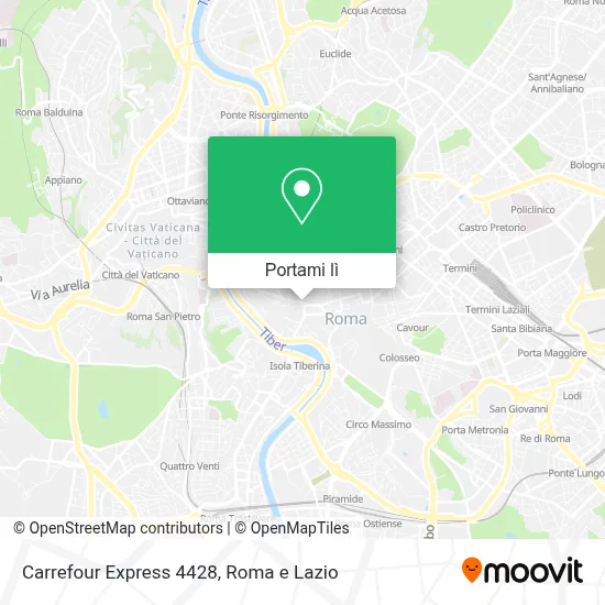 Mappa Carrefour Express 4428