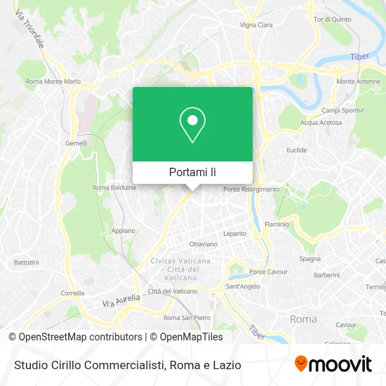 Mappa Studio Cirillo Commercialisti