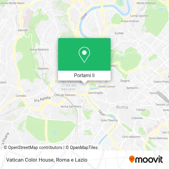Mappa Vatican Color House
