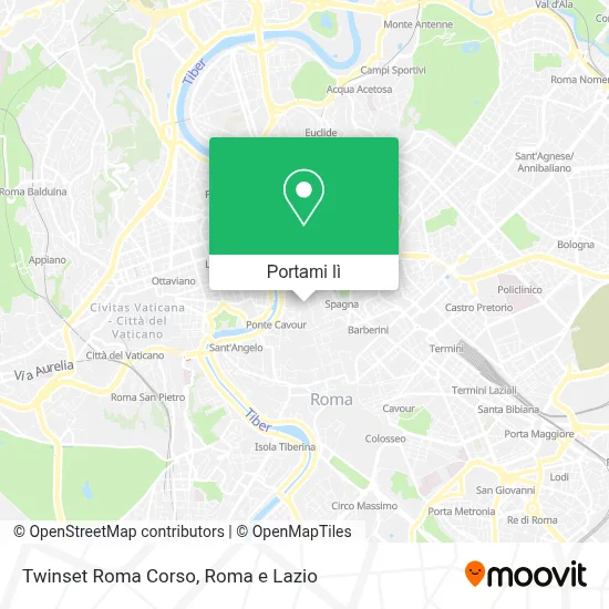 Mappa Twinset Roma Corso