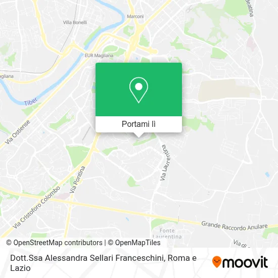 Mappa Dott.Ssa Alessandra Sellari Franceschini