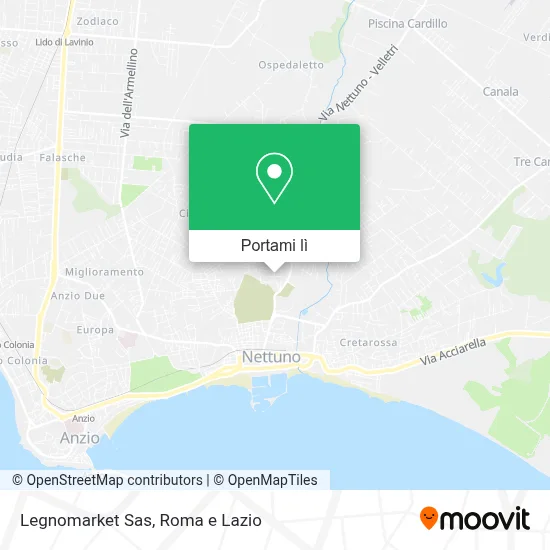 Mappa Legnomarket Sas